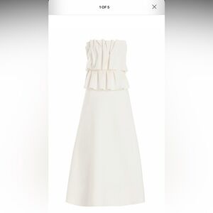 House of Dagmar Ruffle White dress